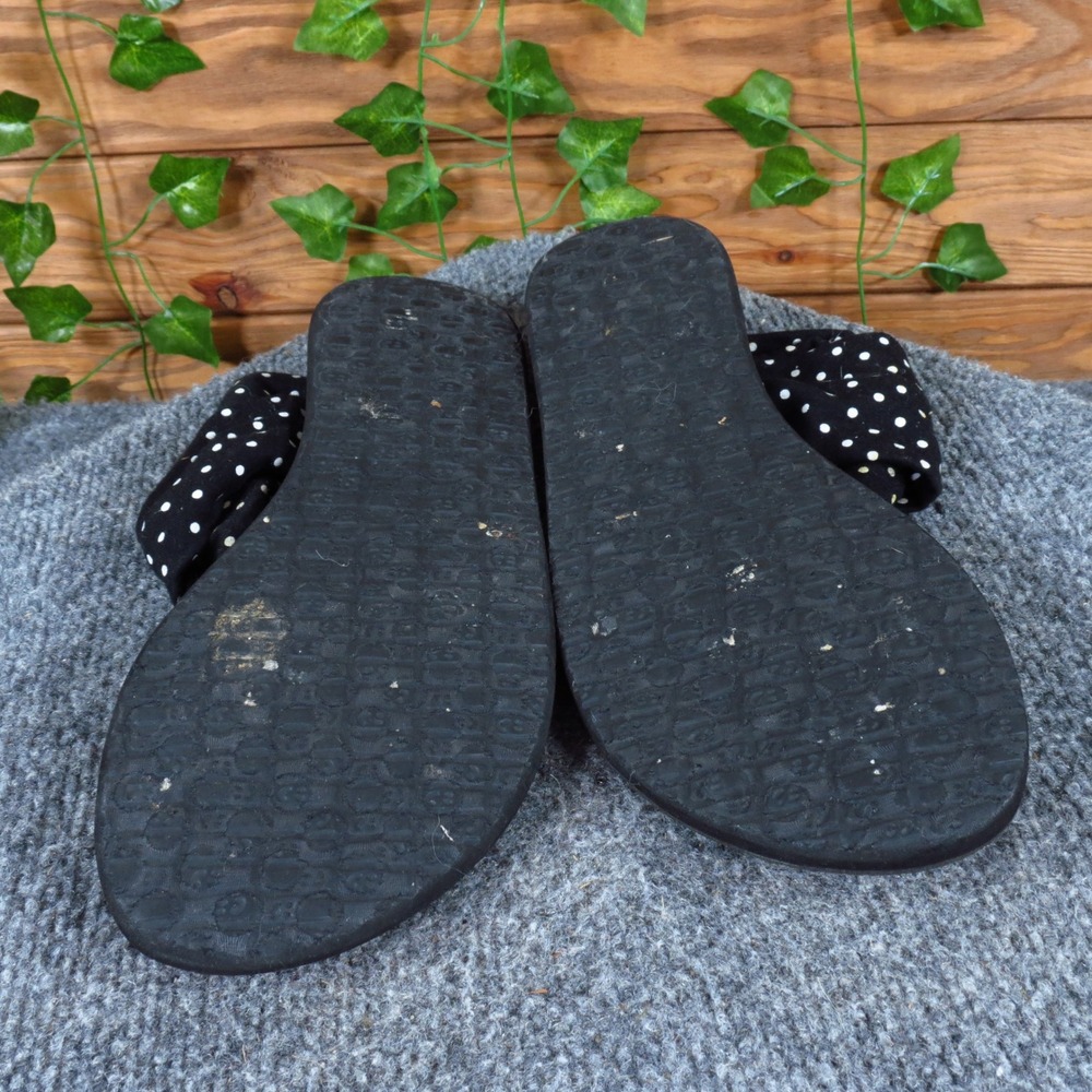 Sanuk Yoga Sling 2 Women Sandal Size 10 Casual Comfort Black White Polka Dot - Picture 6 of 6